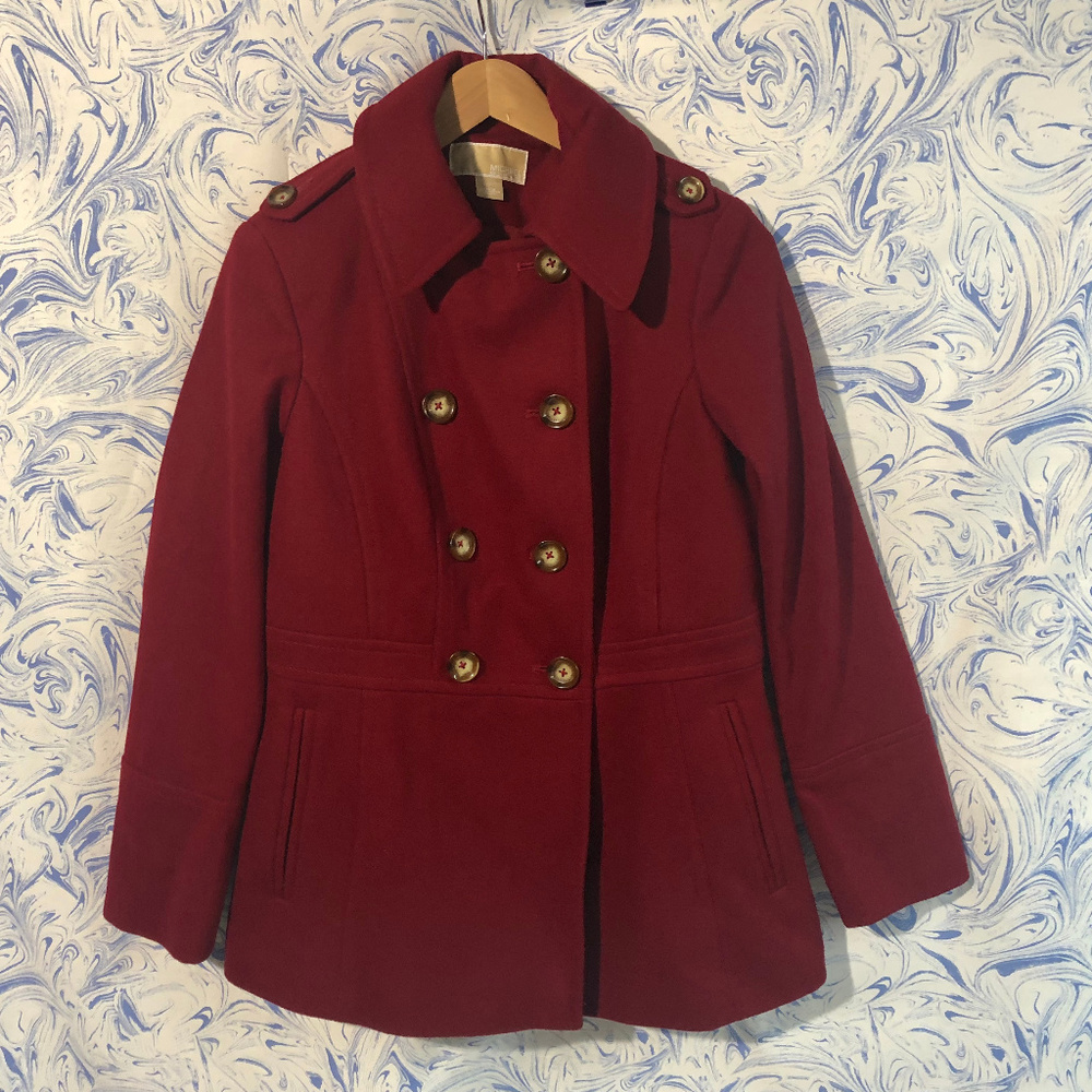 Michael Kors Red Jacket, Coat, Size Small